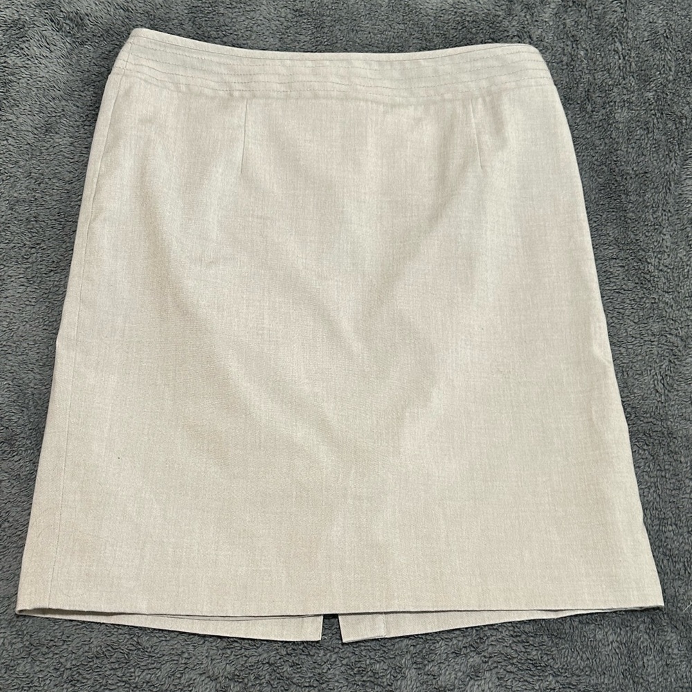 Jacob Light Grey Midi Length Pencil Skirt